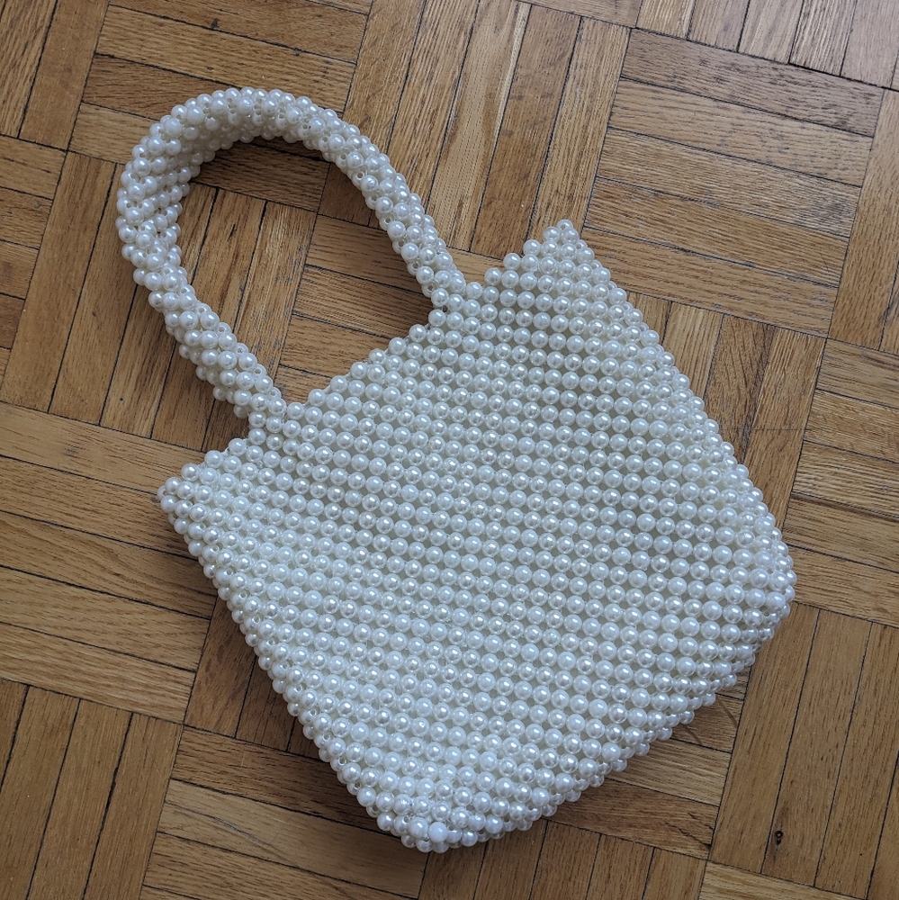 Pearl Beaded Purse